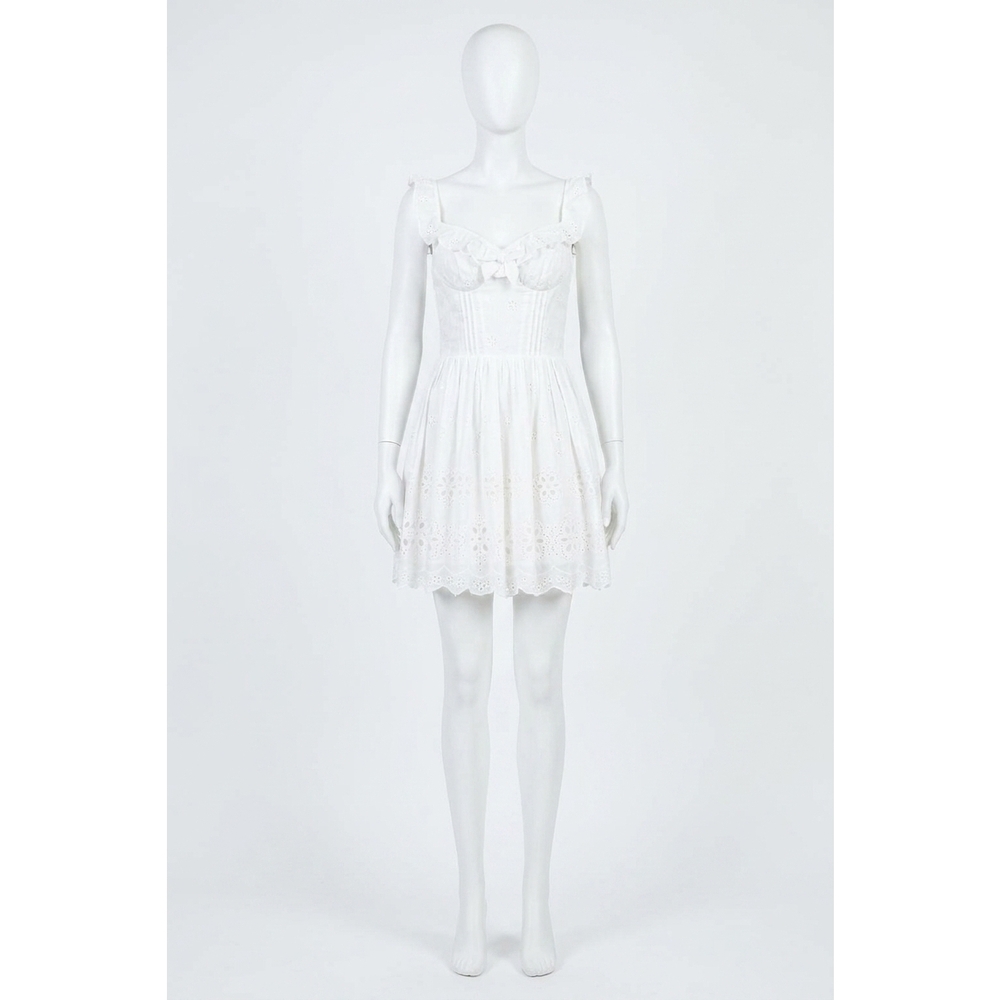 NEW KESTAN aolani mini dress in white